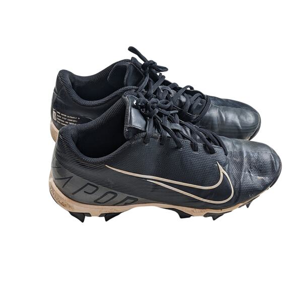 Nike Shoes Fastflex Mens Size 8.5 Black Sports Cleats Traction Turf Vapor - Picture 5 of 14